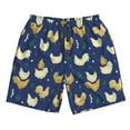 thumbnail image 3 of Uemuo Funny Chicken Pattern Men's Swim Trunks Hawaiian Beach Bathing Suit Swimsuits Beach Quick-Dry Shorts with Pockets-3X-Large, 3 of 9