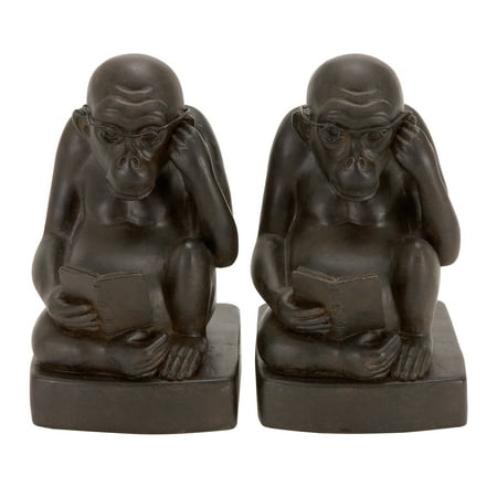 POLYSTONE MONKEY BOOKEND PAIR A KIDS CRAZE