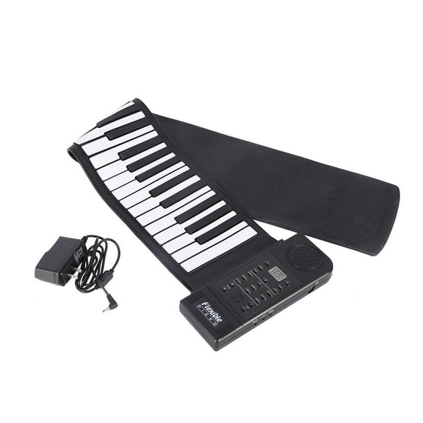 Piano pliable et flexible à enrouler à la main, portable, clavier