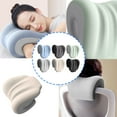 thumbnail image 2 of lixuesong Napping Pillows for Office Work Student Comfortable Protect Neck Noon Break Chair Headrest Ergonomically Simple Rest, 2 of 3