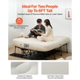 thumbnail image 4 of VEVOR Air Mattress with Frame & Pump 2 Person Inflatable Camping Cot 600lbs, 4 of 9
