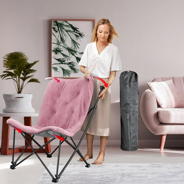 Fluffy camping chairs sale