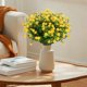 thumbnail image 5 of Flores artificiales para decoración de interiores y exteriores | Plantas artificiales de plástico que no se decoloran, 5 of 6