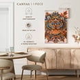 thumbnail image 5 of Elephant Stock Kaleidoscope Cats Iv Wall Art - Vertical Canvas Wall Art - Living Room Wall Decor - Abstract Canvas - Orange And Yellow Decor By Louis Wain - 30" x 45", 5 of 8