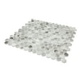 thumbnail image 5 of The Tile Life Eterna Penny 4" x 4" Hermes Glass Mosaic Tile Sample, 1 Piece, 5 of 7