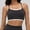 Dark Gray, variant on Women’s Tanks Racerback Yoga Top with Built-In Padded Bra Double Strap Contrast Binding for Everyday Workout and Activewear Sky Blue XL
