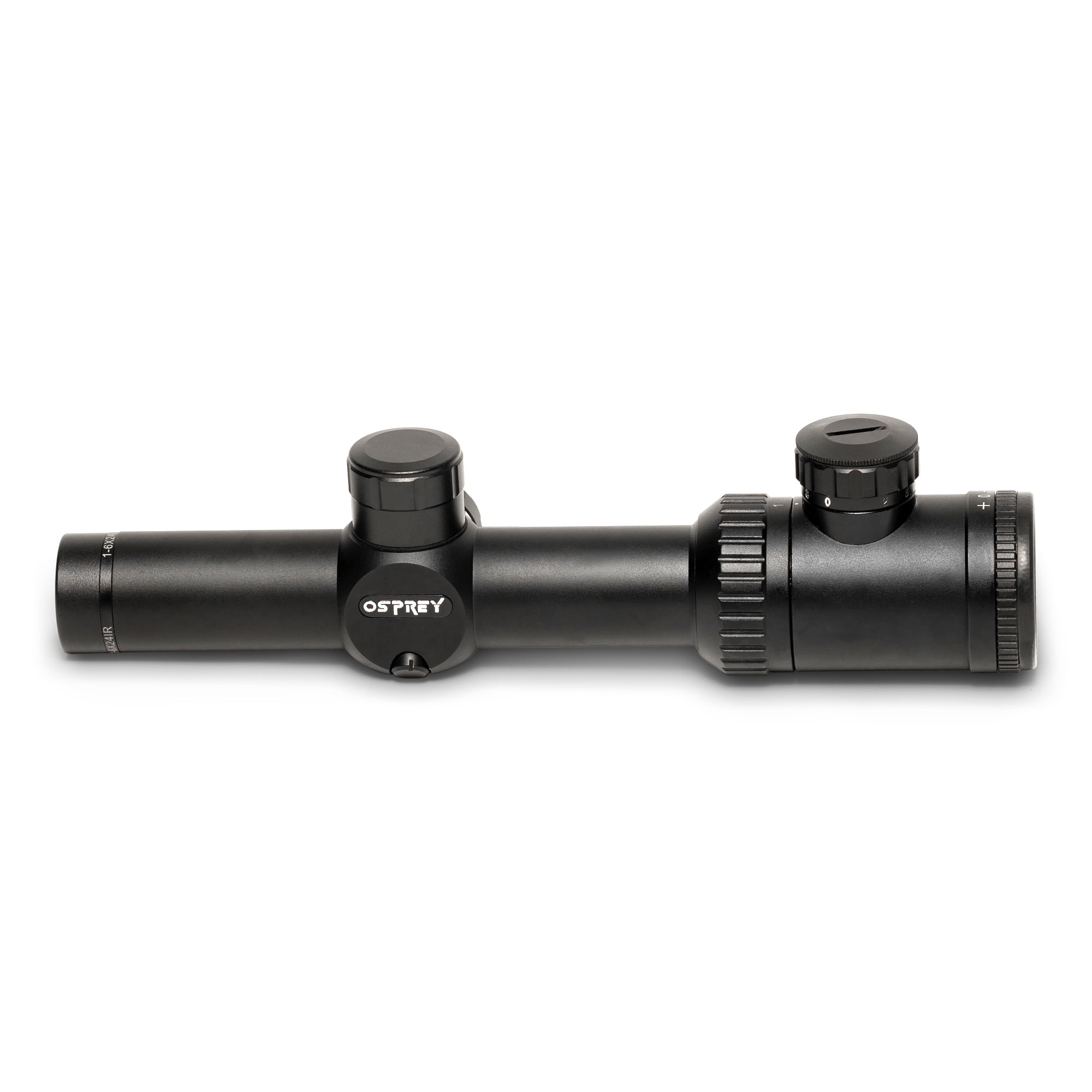 Osprey Global 1-6X24 Scope: Illuminated Rangefinder Reticle Scope, Black