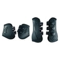 thumbnail image 1 of 4x Botas de Caballo Protectoras de Piernas Profesionales Cómodas Soporte Multifunción Negro y M, 1 of 9