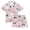 Panda and Clouds Pattern, variant on Silky Satin Kids' Pajama Set Breathable & Smooth Unisex Button-Down Pajamas Panda and Clouds Pattern