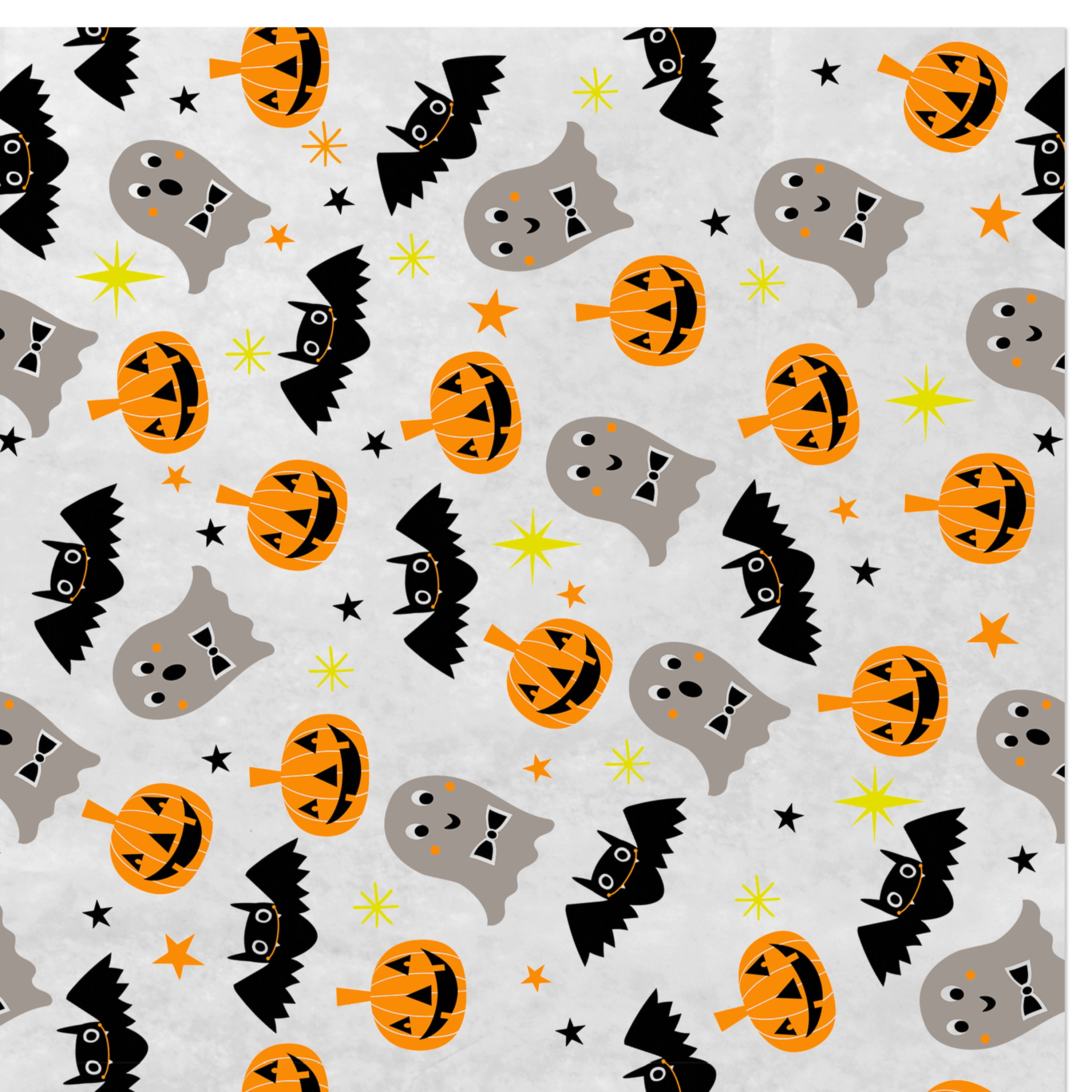 Hallmark Halloween Tissue Paper (Ghosts, Bats and Pumpkins), 6 Count