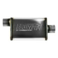 thumbnail image 3 of Flowmaster 71229 FlowFX Muffler 3" Offset Inlet 3" Center Outlet - Moderate Sound 409 Stainless Steel, 3 of 5