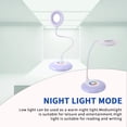 thumbnail image 2 of Lámpara Led De Escritorio De 1200Mah, Luz De Lectura Usb, Lámpara De Cuello De Cisne Ajustable, Control Táctil, Luz Nocturna Regulable, Lámpara Para El Cuidado De Los Ojos Con Cable Usb Sweethay HA017965-00, 2 of 6