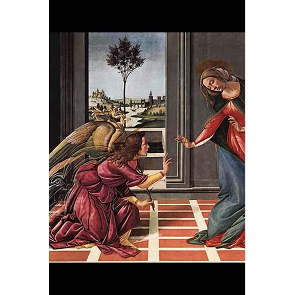 The Annunciation-Fine art canvas print (20" x 30")