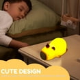thumbnail image 2 of Capybara Night Light for Kids Silicone 7 Light Color Adjustable Nursery Nightlight Rechargeable Tap Control Bedside Lamp Soft Cute Capybara Lamp for Bedroom Bathroom Office, 2 of 11