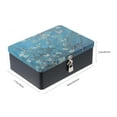 thumbnail image 2 of BESTONZON 1 Set of Storage Box Retro Style Gift Case with Padlock Keys for Organization, 2 of 5