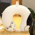 thumbnail image 4 of AUQ Neck Pillow Memory Foam for Neck Support Travel Pillow Fun Cartoon Design Travel Neck Pillow,4#, 4 of 4