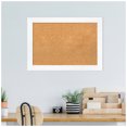 thumbnail image 3 of Amanti Art Natural Cork Board Framed Cabinet White Narrow Bulletin Board 27 in. x 19 in., 3 of 7