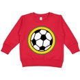 thumbnail image 2 of Inktastic Soccer Ball Sports Toddler Sweatshirt, 2 of 4
