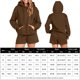 thumbnail image 2 of Sudadera Conjunto de chándal de 2 piezas para mujer, traje de chándal cómodo y holgado a la moda Kuymtek Café T M para Mujer, 2 of 7