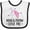 White and Black, variant on Inktastic Nana and Papaw Love Me Girls Baby Bib