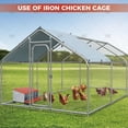 thumbnail image 6 of Accreate Metal Chicken Nesting Box with Removable Roll-Out Tray, Galvanized Steel Laying Box for Hens, Easy Egg Collection and Cleaning, Suitable for Backyard Coops and Poultry Farms, 6 of 7