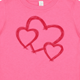thumbnail image 4 of Inktastic Three Red Hearts Boys or Girls Baby T-Shirt, 4 of 5