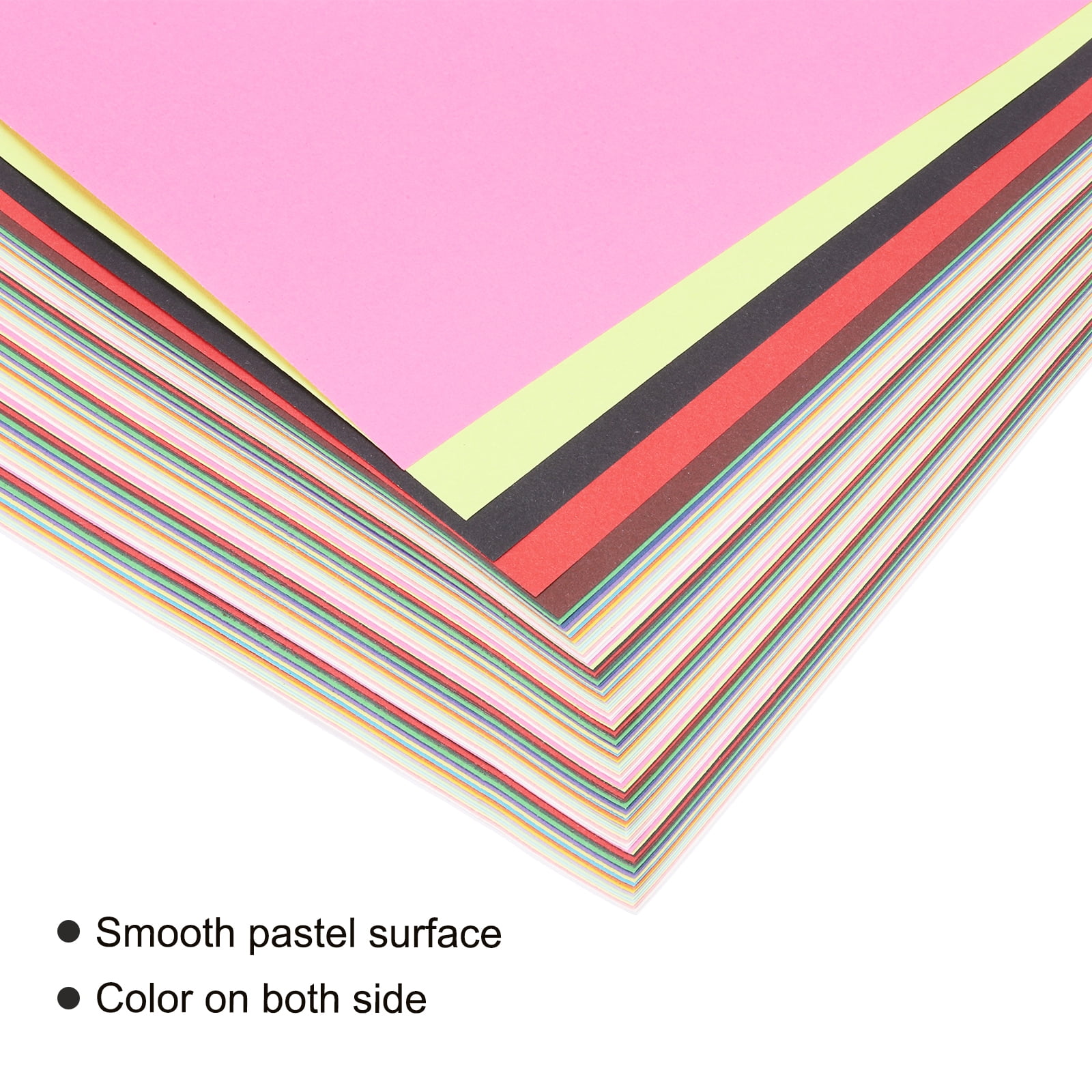 Uxcell 100 Sheet Origami Paper Double Sided 20 Colors 3.9 x 3.9 Inch Square Sheet for Art Craft Project, Beginners, Gifts Decor