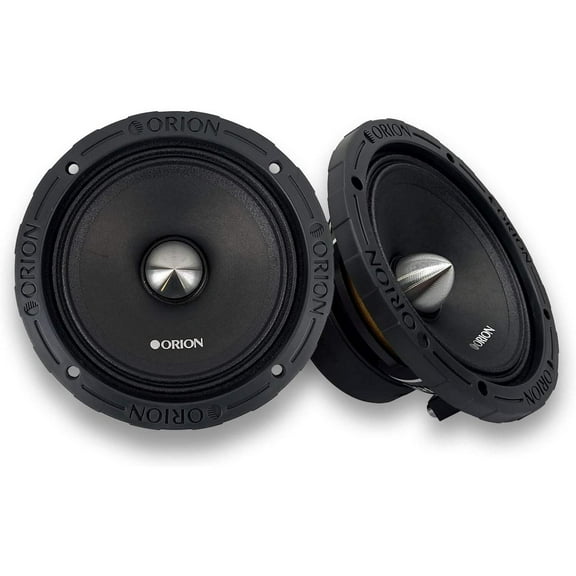 Orion XTX654 6.5" 1400W Peak 4-Ohm 1.5" Voice Coil Car Midrange Speakers (Pair)