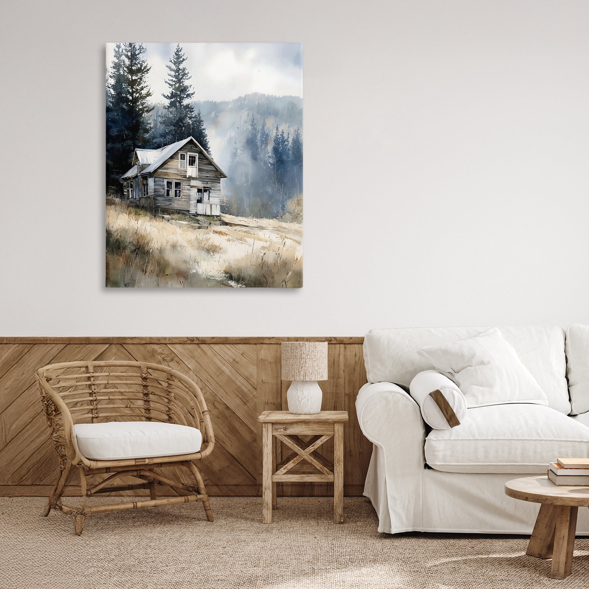 Stupell Industries Old Mountain House Canvas Wall Art, design by Franklyn Gregory