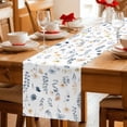 thumbnail image 5 of Blue Yellow Spring Floral Table Runner 90 Inches Long Farmhouse Dress Scarves, Watercolor Botanical Flowers Dining Tablerunner for Coffee Table/Kitchen Island/Party Décor, 13" x 90", 5 of 8