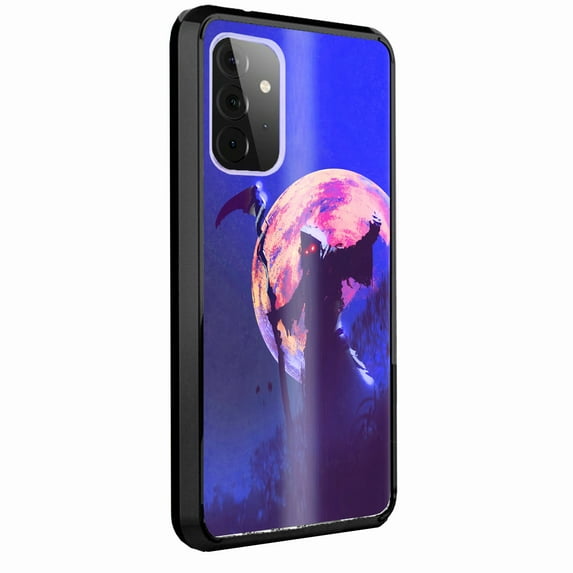 DALUX Ultra Slim PC-TPU Phone Case Compatible with Samsung Galaxy A72 5G (2021) 6.7 inch - Moon Reaper