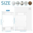 thumbnail image 3 of 6Pcs Acrylic Picture Frames 4 x 6 inch Frameless Clear Photo Frame for Wall Self-Adhesive Frameless Picture Frames Hanging Picture Frames for Door Wall Exhibitions, 3 of 9