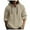 Khaki, variant on Mens Shirts Hooded Long Sleeve Hooded For Spring And Autumn Mens Casual Shirts