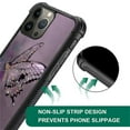 thumbnail image 6 of FKBRCL4U Compatible With iPhone 15 Pro Max Case, Purple Diamond Shiny Butterfly Pattern For Girl Ultra Protection Shockproof Soft Silicone TPU Non-Slip Back, 6 of 7