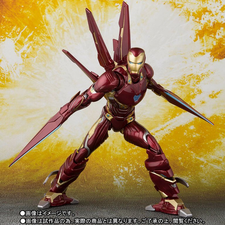 Marvel S.H. Figuarts Iron Man MK-50 Action Figure [Nano Weapon Set