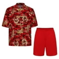 thumbnail image 1 of Sxiwei Costume Kung Fu pour Garçons Enfants Brodé Rouge Arts Martiaux Taichi Uniforme de Performance Traditionnel Rouge-G 150, 1 of 6