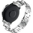 thumbnail image 3 of KOMI Compatible with Samsung Galaxy Watch 42mm Band, 20mm Metal Alloy Crystal Rhinestone Diamond Strap Replacement for Galaxy Watch Active 2 40mm & 44mm(20mm, Sliver), 3 of 5