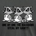 thumbnail image 3 of CafePress - One By One The Raccoons T Shirt - Mens Comfort Colors Shirt, 3 of 5