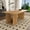 Oak color 1, variant on Wohh 62.9 Inch Oval Dining Table for 6, MDF Kitchen Table, Modern Farmhouse Dining Room Table with Waterproof Scratch Resistant Surface, White