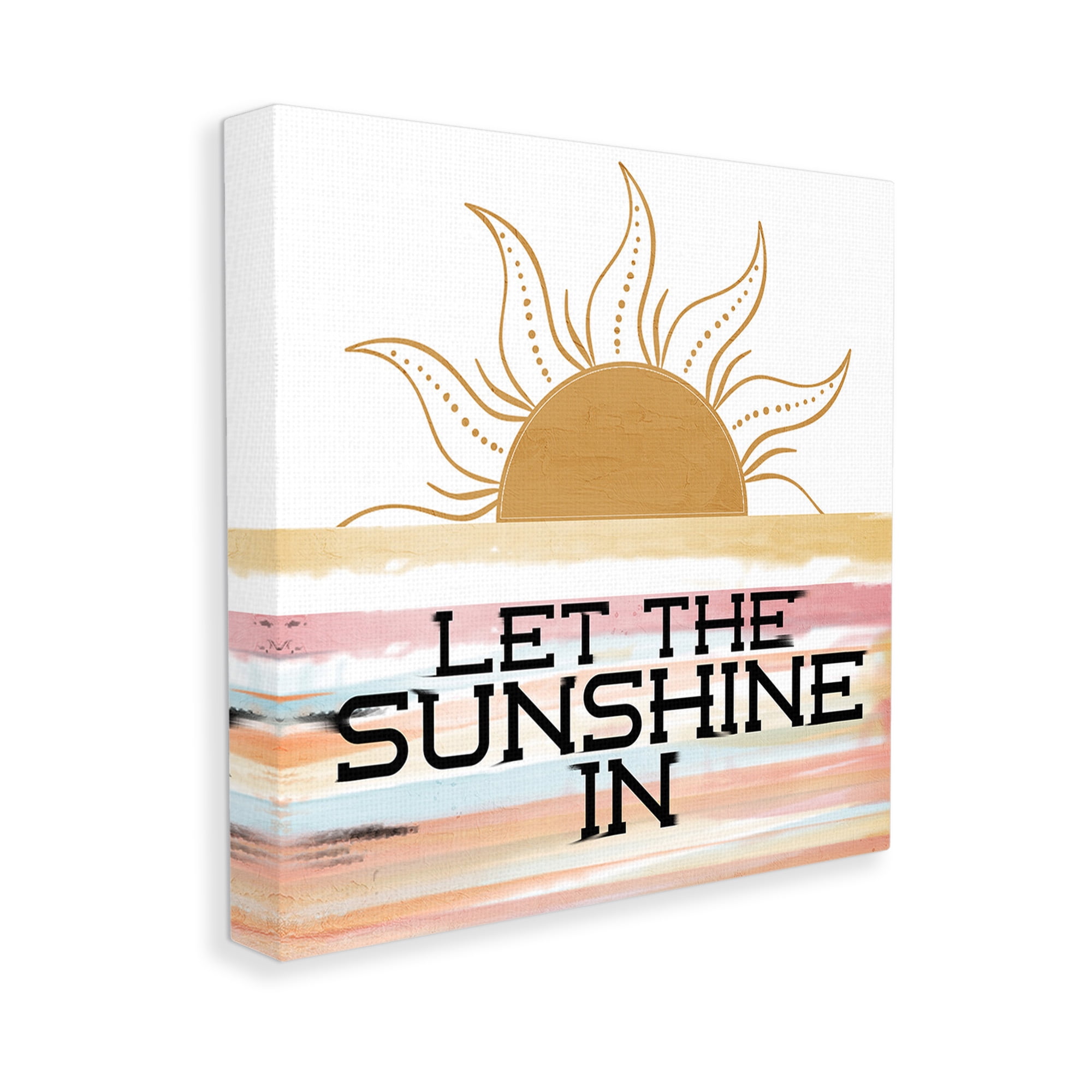 Stupell Industries Let Sunshine In Landscape Painting Gallery Wrapped Canvas Art Print Wall Art, 36 x 36
