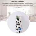 thumbnail image 3 of Diconna 3 Pockets Hanging Storage Bag Cotton Linen Door Wall Closet Organizer, 3 of 9