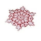 thumbnail image 2 of Camino de Mesa Navideño con Copos de Nieve | Mantel Individual Aislante Del Calor de 38 X 38 Cm | Fibra de Poliéster Lavable | Posavasos Resistente Al Agua y Al Calor | Decoración Navideña | para Fie, 2 of 6