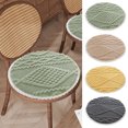 thumbnail image 7 of Round Floor Cushion 12x12 Inch Plush Chair Pad Non Slip Seat Cover Yoga Meditation Pillow Stool Cover Indoor Outdoor Use meditation seat, 7 of 7