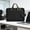 Black, variant on Messenger Bag 14 Inch Laptop Shoulder Bag for Computer Tablet, Slim Water-Resistant Fabric Carrying Case with Protective Lining, Black
