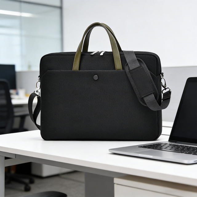 Aodebiao Laptop Messenger Bag for 14 Inch Notebook & Tablet, Durable Shoulder Bag with Protective Lining, Multiple Pockets for Travel, Work, Business, Commute, College, Office, Men and Women