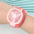 thumbnail image 4 of Creative Lightable Watch Fan Cute Usb Rechargeable Watch Fans 3 Adjustable Speed Portable Wristband Fan With In Colorful Led Light Fans For Travel, 4 of 9