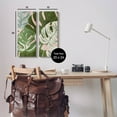 thumbnail image 3 of Modern Layered Monstera Leaves Botanical & Floral Graphic Art Gallery Wrapped Canvas Print Wall Art, Set of 2, 3 of 7