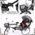 thumbnail image 3 of Modelo de triciclo Vintage, simulación nostálgica, juguete Rickshaw de aleación fundida a presión, manualidades decorativas de escritorio para el hogar, regalos creativos, 3 of 5