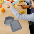12 Pcs Sandwich Box Snack Containers for Toddlers Loaf Bread Reusable