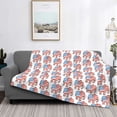thumbnail image 2 of Fotbe Elephant Manta de Franela con Estampado, Manta Ultrasuave para Cama, Sofá, Auto, Hipoalergénica y Antibolitas-40"x30", 2 of 6